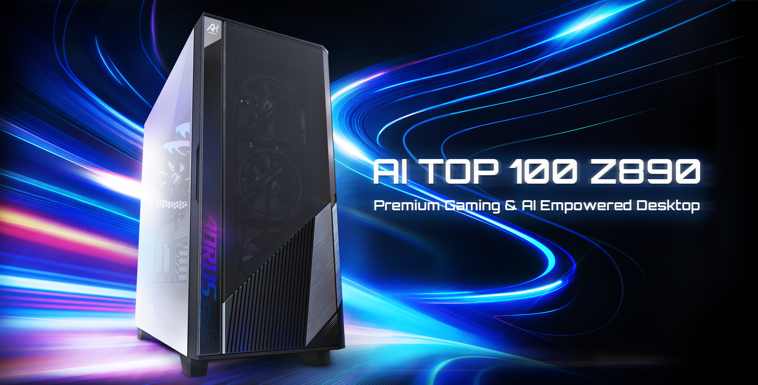 GIGABYTE AI TOP 100 Z890 Desktop PC, Intel Core Ultra 9 285K